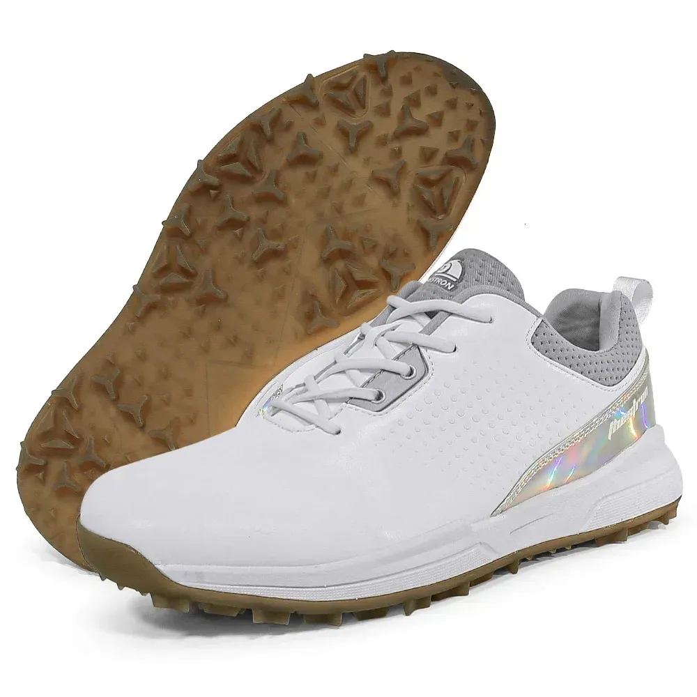 Waterproof Golf Sneakers For Men Spikeless Outdoor Walking Shoes_voghion.com