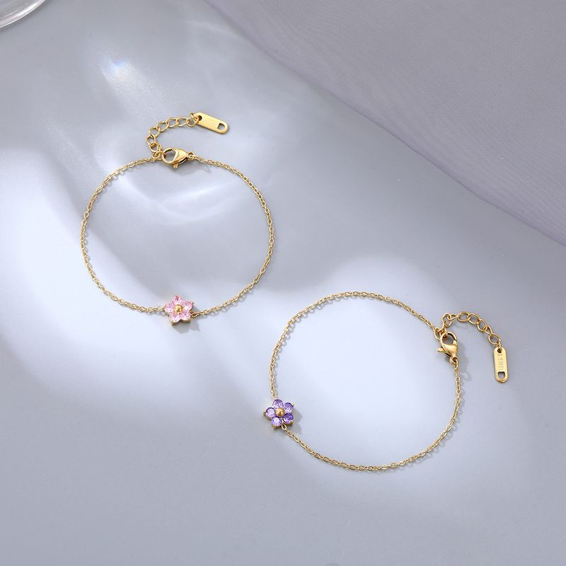 Sweet Wer Titanium Steel Plating Rhies Bracelets_voghion.com