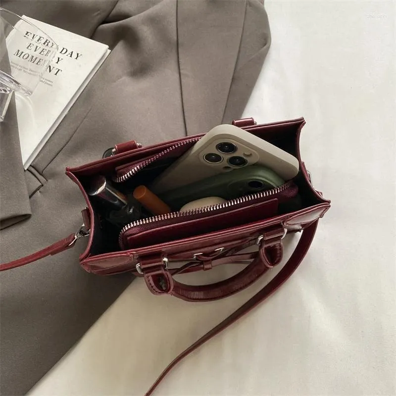 Umhängetaschen Mini Kleine Quadratische Tasche Tote Frauen Designer Handtaschen Vintage Bambus Griff Weibliche Elegante_voghion.com