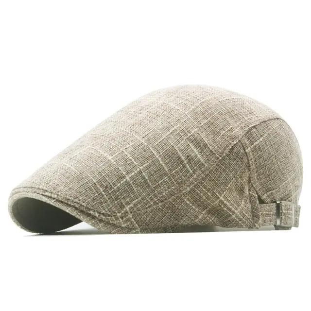 Großer Sale Britischen Westlichen Stil Zeitungsjunge Schmale Krempe Erweiterte Sommer Caps Atmungsaktiv Künstler Männer Baskenmütze Hut Anti-pilling Outdoor Kappe_voghion.com
