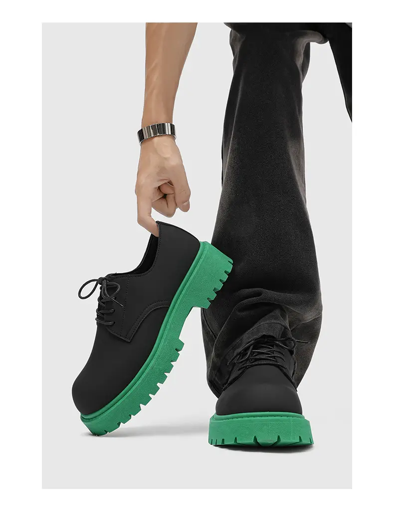 CMY Niche Thick-soled Heightening Tooling Martin Boots Men's Shoes_voghion.com