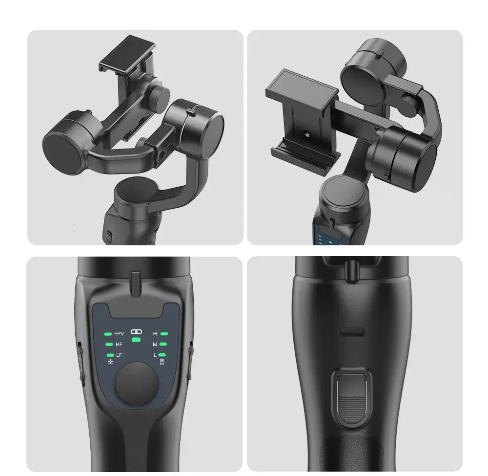QAML F8 Handheld 3-axis Universal Joint Phone Holder Used As An Anti Vibration Video Recording Stabilizer For_voghion.com