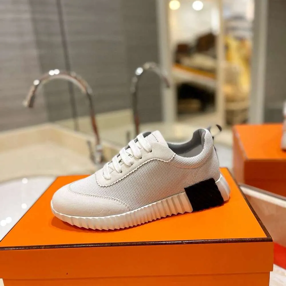 Scarpe da ginnastica da uomo, stile casual, in pelle e rete, con lacci, sportive, con suola in gomma, basse, stile street._voghion.com