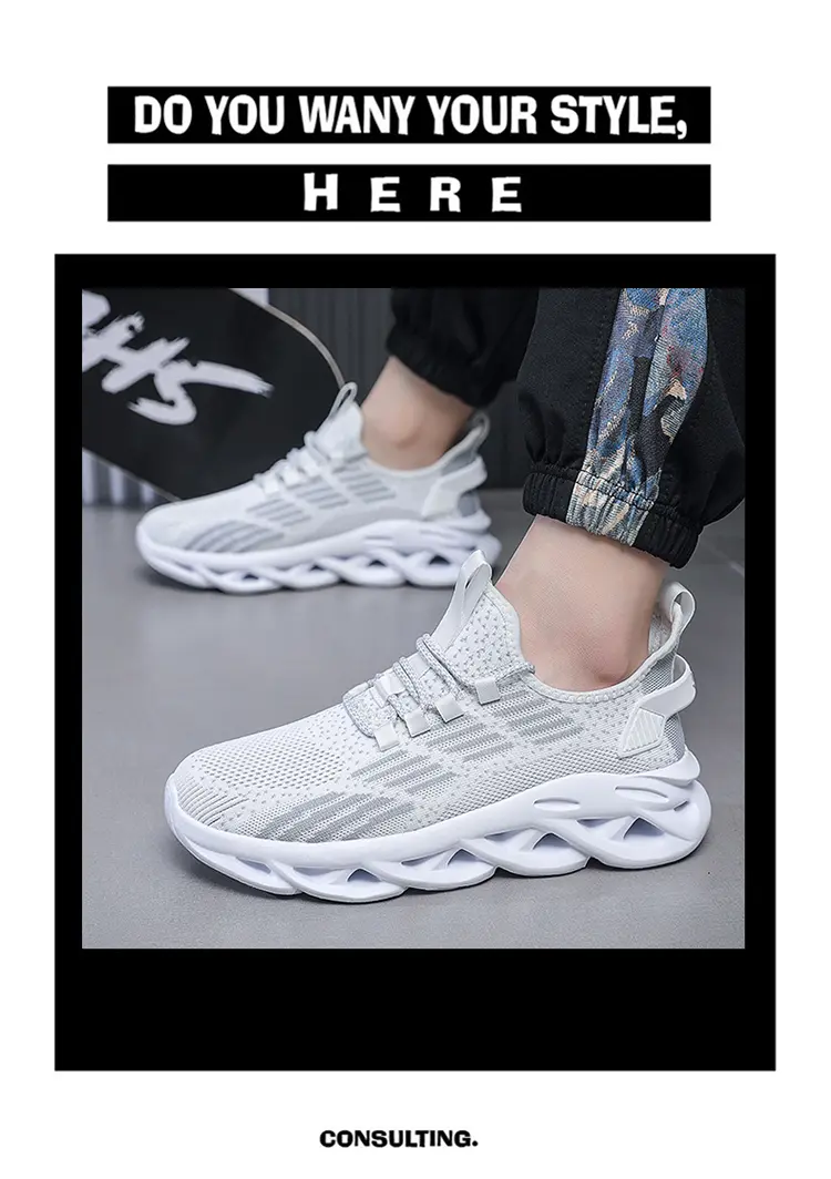 Herr löparskor andningsbara mesh sneakers för jogging_voghion.com