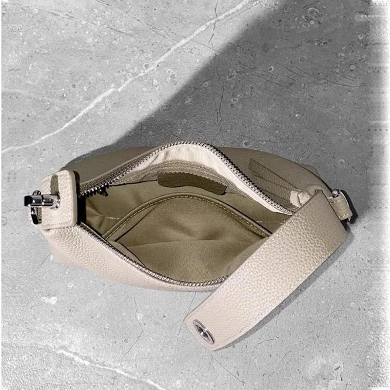Classic Genuine Leather Women's Shoulder Bag Soft Cowhide Handbag_voghion.com