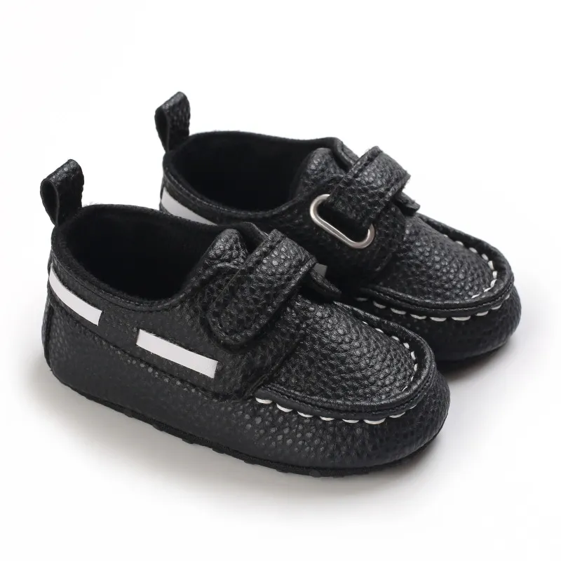 Little Kid Cuir Bébé Antidérapant Fond Souple Bébé Unisexe Décontracté Littlesprouts Nouveau-Né Tout-Petit Premiers Marcheurs Berceau_voghion.com