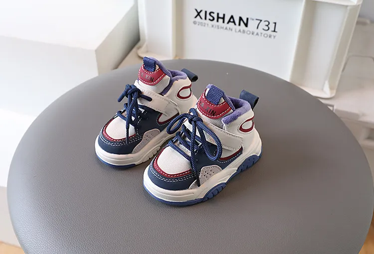 Scarpe da ginnastica firmate per ragazzi, scarpe casual per bambini, moda per ragazze, antiscivolo, calzature sportive Littlesprouts, invernali, calde, nuove, da corsa_voghion.com