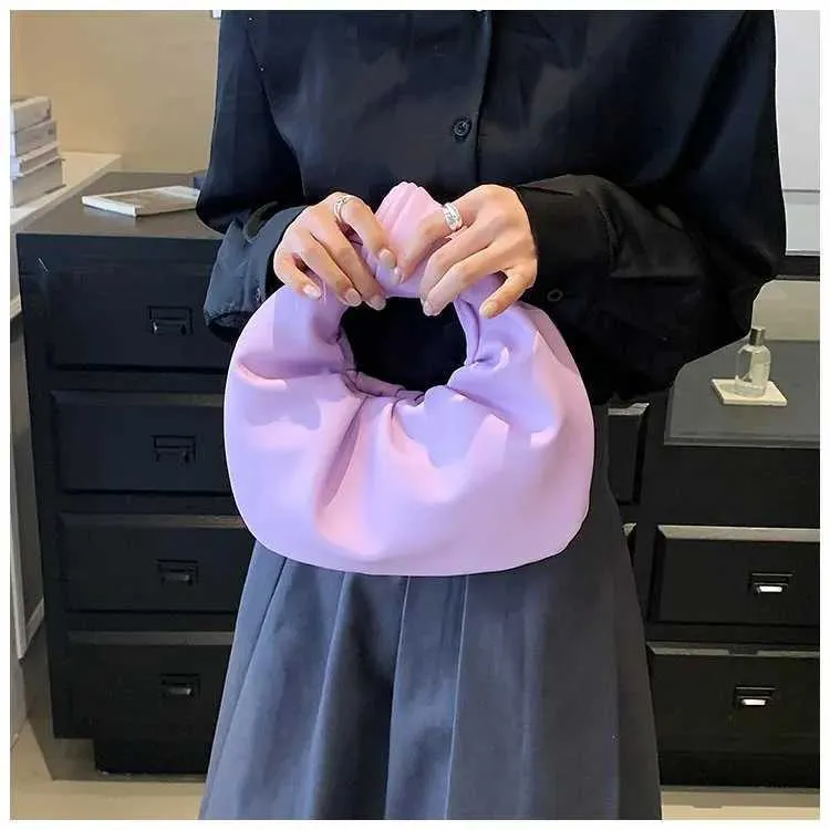 2024 INS Donna Piccola Borsa a Tracolla Festa Frizione Borsa a Tracolla Donna Pelle PU Borse a Tracolla Moda Increspato Crossbody_voghion.com
