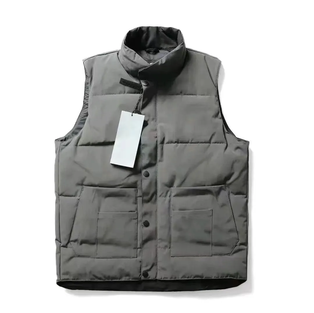 Fashion vests Down vest Keep warm mens stylist winter jacket men and women thicken outdoor coat cold protection size_voghion.com