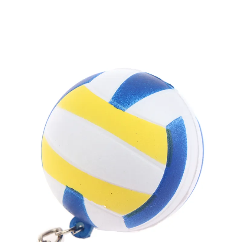 1PC 4CM Volleyball Keychain Soccer Keyring Car Chains Gifts Key Ring Sport Bag Accessories Pendant_voghion.com