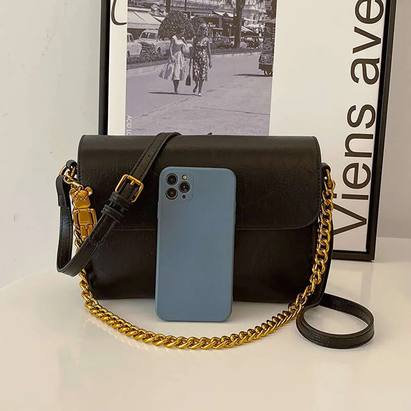 Simple Women's Leather Shoulder Fashion Chain Crossbody Small Square Bag Designer Brand Handbag Ladies Casual Totes_voghion.com