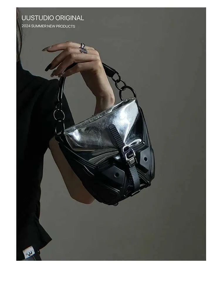 Womans Spicy Girls Umhängetasche Trendy PU Leder Handtaschen Stilvolle Punk Geldbörse Mode Y2K UmhängetaschenC241216_voghion.com