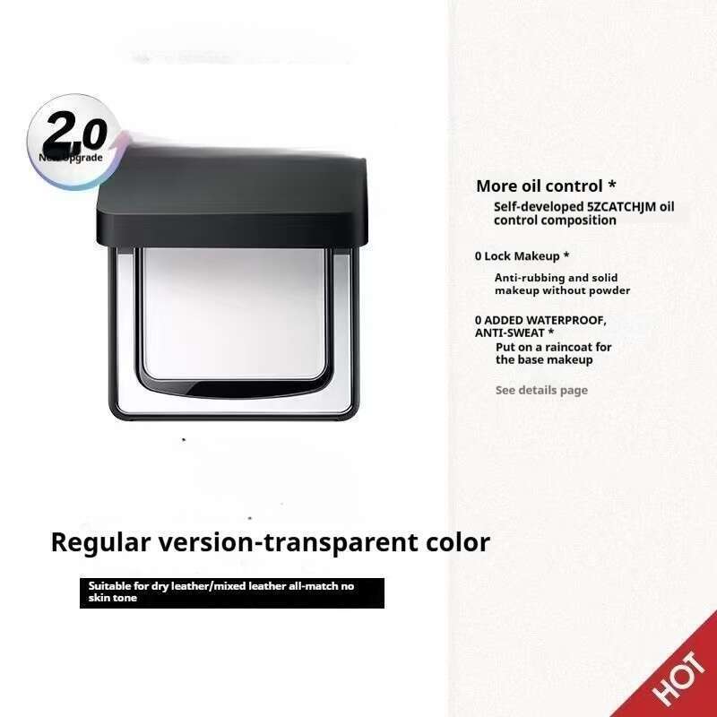 Black Magnetic Set Long Lasting Soft Veil Oil Control Powder Wet & Dry Waterproof Makeup_voghion.com