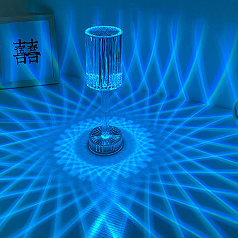 Diamant Schreibtisch Lampe Acryl Dekorative Schreibtisch Lampe Schlafzimmer Nacht Bar Kristall LED Nachtlicht Urlaub Geschenk_voghion.com