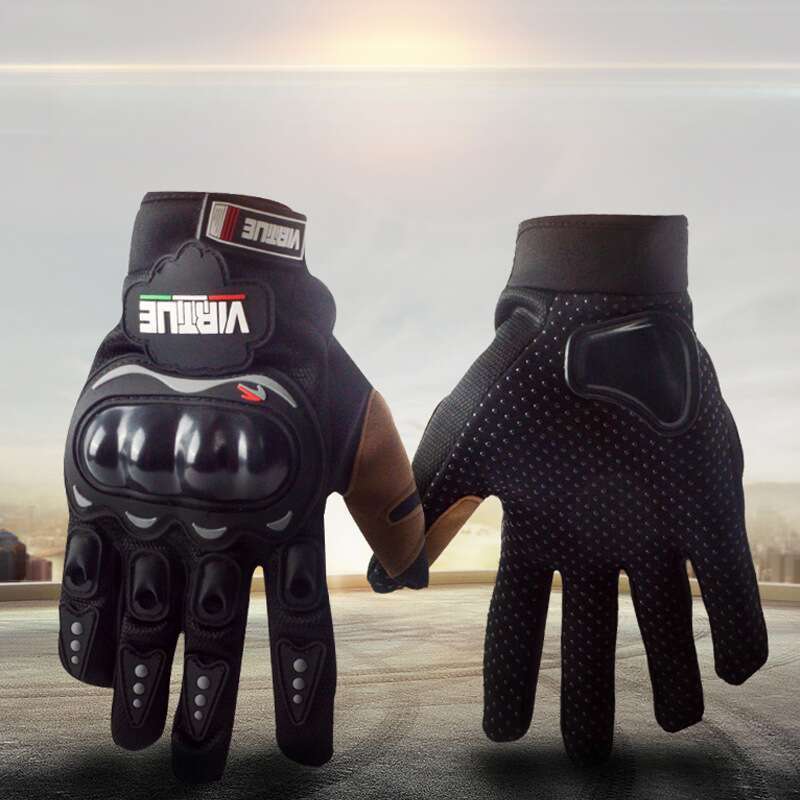 Luvas antiderrapantes para motociclistas, para homens e mulheres, para corrida de outono e verão, quatro estações, na moda_voghion.com