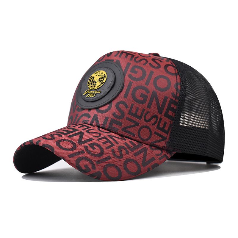 New Personalized Trendy Baseball Men's And Women's Sticker Letter Graffiti Duck Tongue Hat_voghion.com