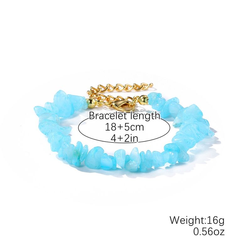 Fußkettchen Modeschmuck Böhmisches Natursteinarmband_voghion.com