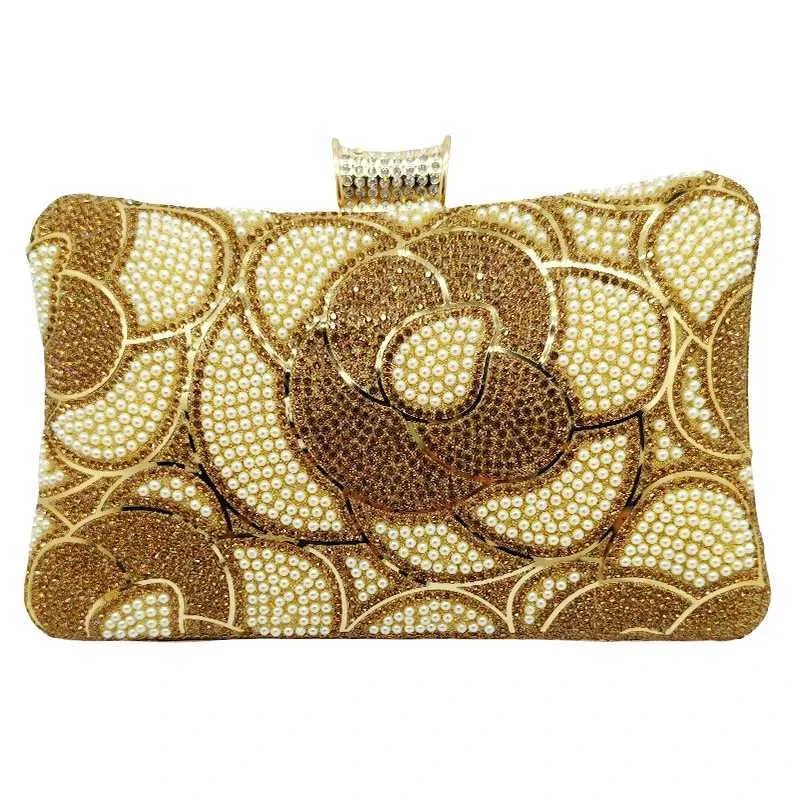 Sac à main de soirée pour femme, pochette de soirée en cristal à la mode et élégante pour mariage_voghion.com