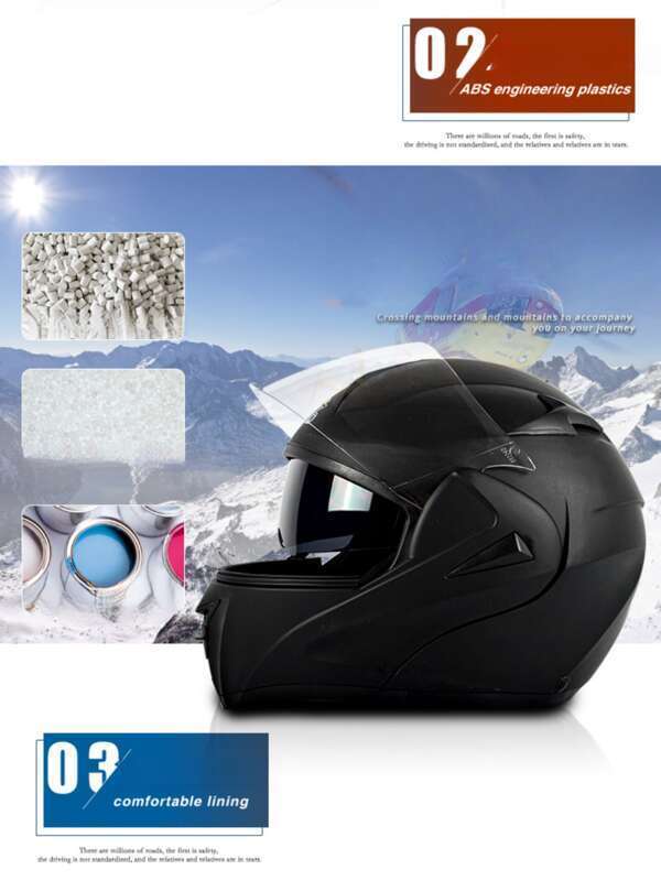 Capacete de lente dupla aberta para veículo elétrico VIRTUE DOT pode atender ao novo padrão nacional 3C_voghion.com