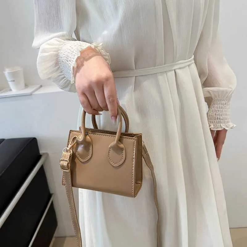 Solid Color Pu Leather Shoulder Bag Fashion Designer Handbags Top Handle For Women Casual Crossbody Bags Ba241116_voghion.com