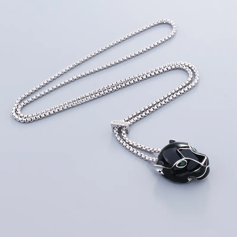 svarte halskjeder for kvinner choker dyrelink designer smykker Medaljon armring kjærlighet menn par mote Thanksgiving_voghion.com
