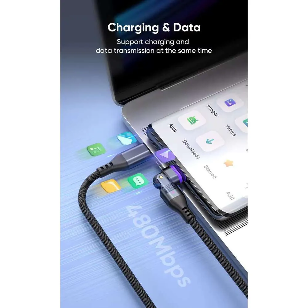 Creative Mobile Phone Accessories Durable Magnetic 3-in-1 Convenient Charger 240 Wc Cable Fast Charging Micro_voghion.com