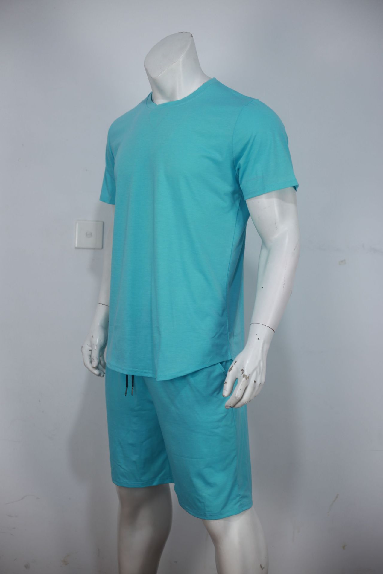 ​​Men's Summer Sportswear Set - Breathable Quick-Dry Short Sleeve T-Shirt & Shorts For Gym, Running, Casual Wear (Multiple Colors & Sizes)​​_voghion.com