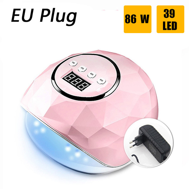 Lampada LED UV 2023 per unghie Lampada per manicure per asciugare tutti gli smalti in gel con 39 LED Lampada per unghie ad asciugatura rapida con timer Sensore intelligente_voghion.com