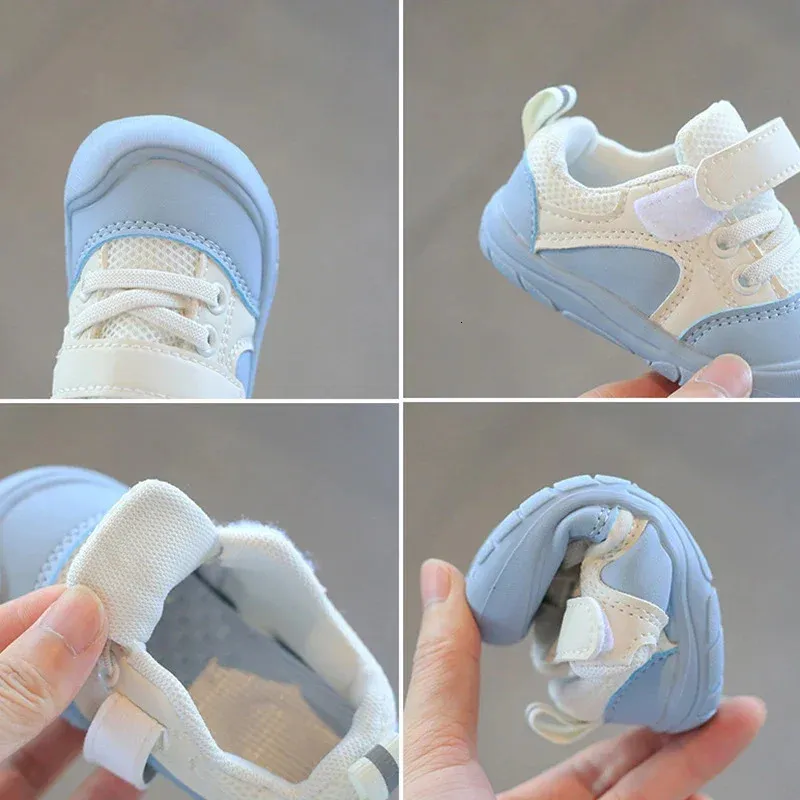 Baby walking boys with soft soles non slip childrens casual sports mesh breathable baby shoes 240627_voghion.com