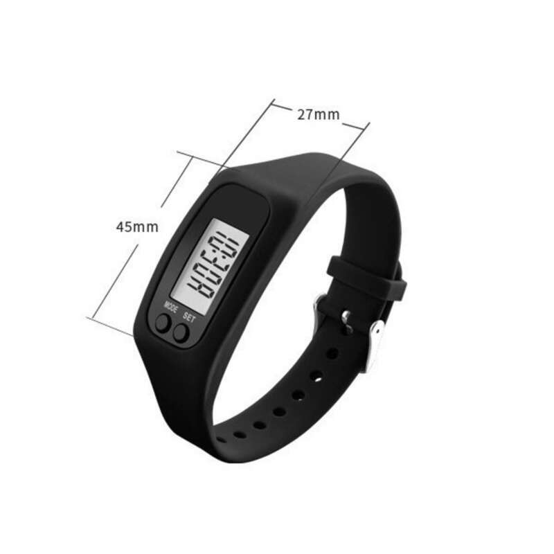 Silicone Wristband Multifunctional Pedometer Sports LED Electronic Watch Special Offer_voghion.com