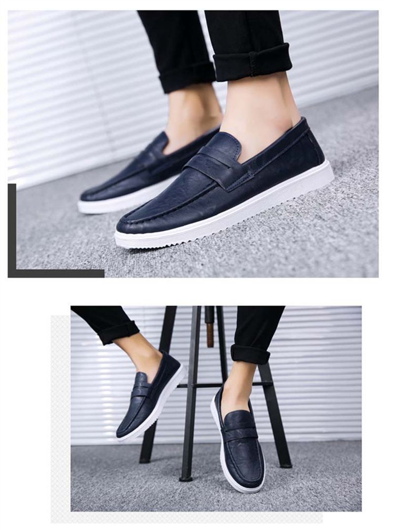 Groothandel hot selling platte loafer oxford slip-on leren schoenen voor heren_voghion.com