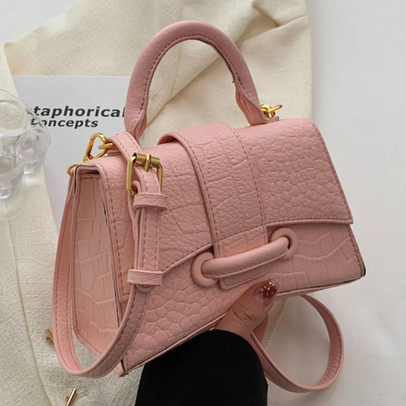 Solid Color Hand-held Shoulder Casual And Versatile Armpit Bag_voghion.com