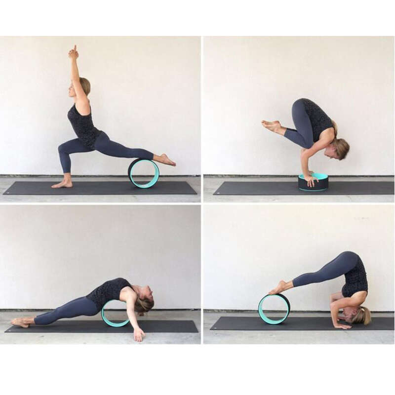 Atvērtā aprīkojuma iesācēja riteņa muguras saliekšanas dievišķais rīks novājēšanas kāju maģijas jogas pilates gredzens_voghion.com