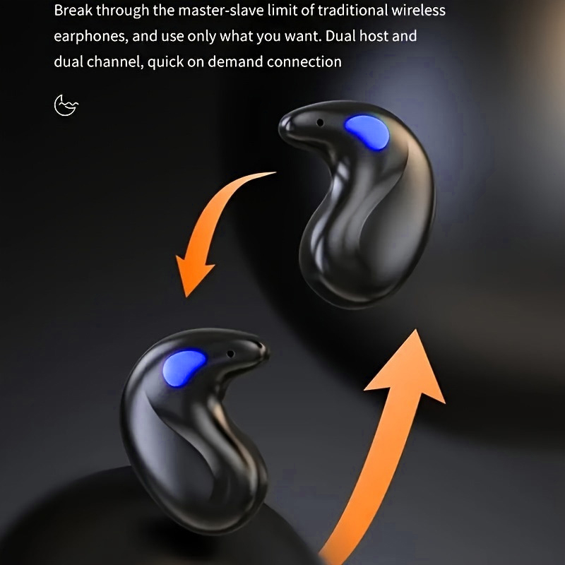 Senbenbao X55 Earbuds TWS Sleep Wireless Bluetooth Led Display HIFI Stereo Sound Earphone Waterproof Noise Cancellation Sport Headset For All Phone_voghion.com