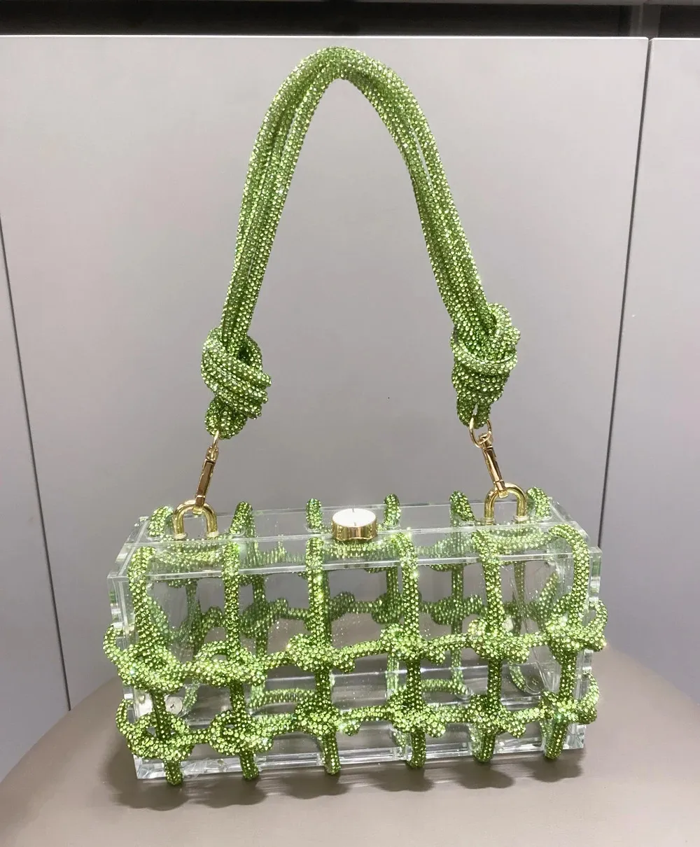 Strass-Abendtaschen aus Silberkristall, handgefertigt für Damen, Geldbörsen und Handtaschen, Designer-Banketttasche_voghion.com
