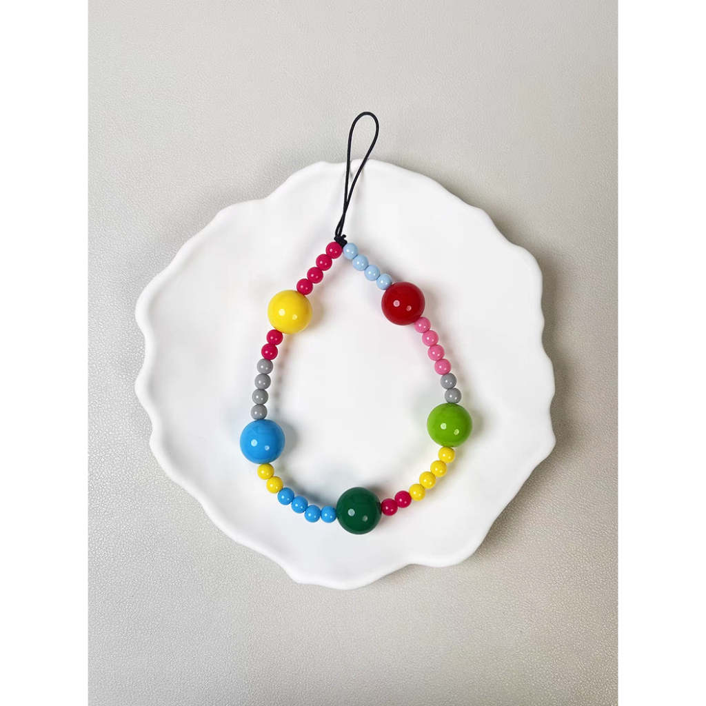 Kreatives buntes Perlenarmband, Telefonanhänger SJZJ_voghion.com