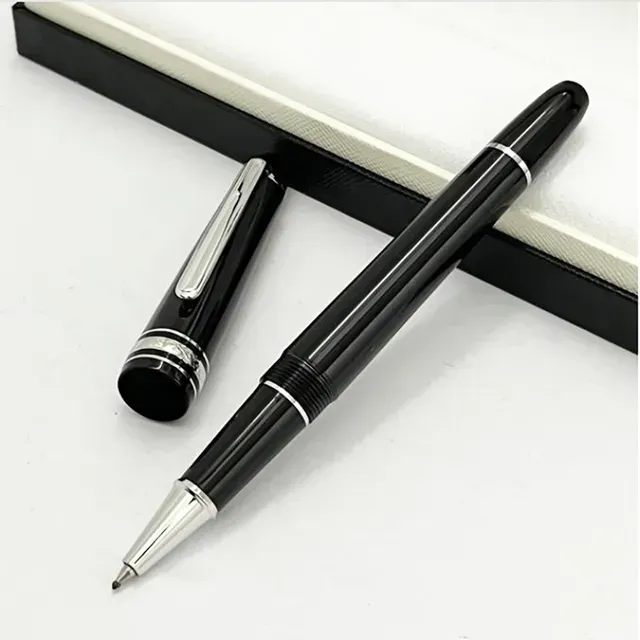 wholesale 163 Black Resin Rollerball Pen Ballpoint Pen High Quality School Office Writing Fountain Pens With_voghion.com
