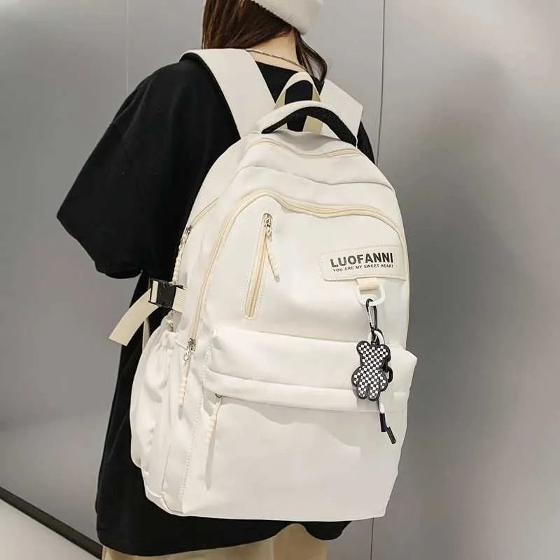 Sac à dos étanche de grande capacité pour hommes et femmes, sac d'école Cool pour fille et garçon, ordinateur portable pour étudiant, mode voyage féminin_voghion.com