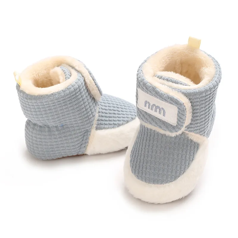 Botas de inverno de lã quente para bebês recém-nascidos, sapatos para crianças pequenas, botas Cutefeet para meninas e meninos de 0 a 18 meses_voghion.com