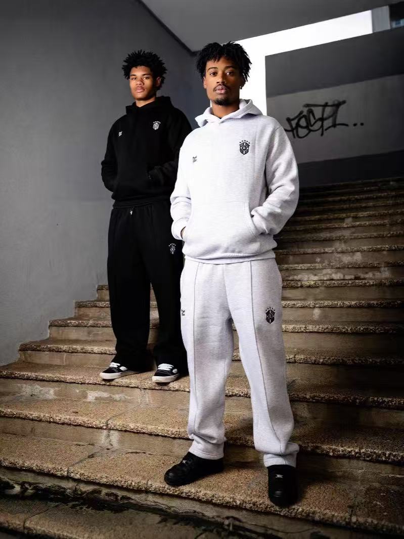 2025 European And American Style New Trendy Brand Fashion Street Style Personalized Zipper Hooded Jacket Casual Suit Sweater