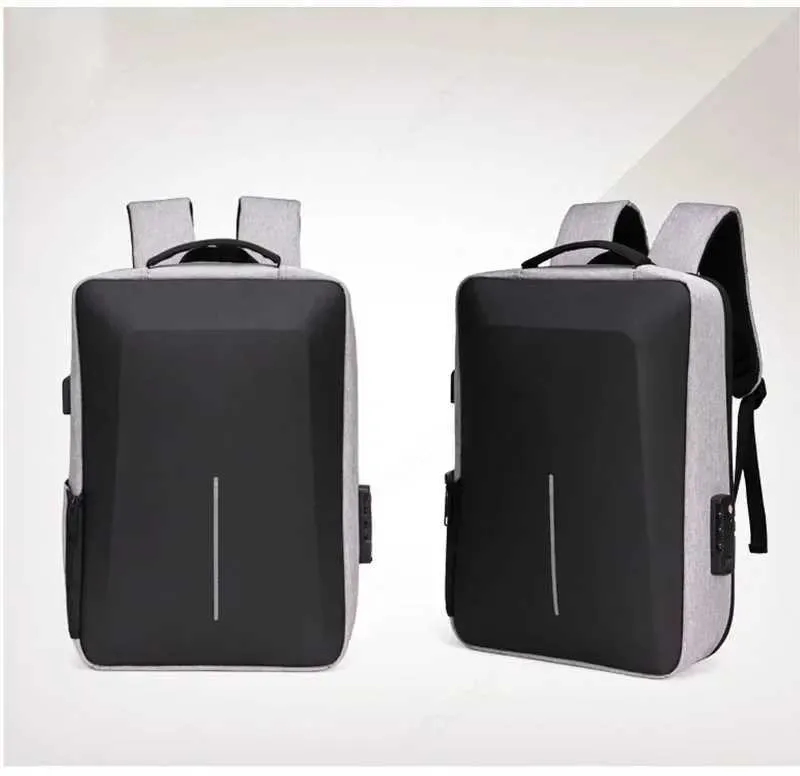 Sacs à dos d'école antivol et étanches avec chargement USB, sac à dos pour ordinateur portable de voyage à coque rigide, sac à dos pour ordinateur 17 pouces C241107_voghion.com