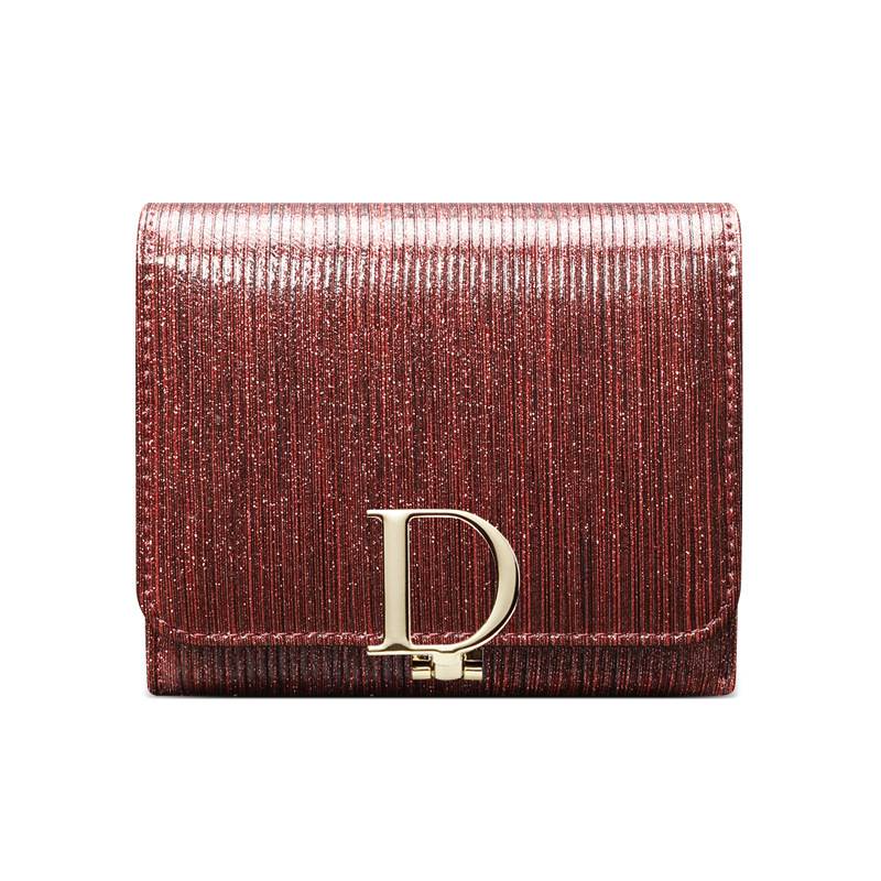 Women's Bags New D Buckle Genuine Leather Women's Wallet, Short Cowhide Tri Fold Handheld Money Clip/coin Holder._voghion.com