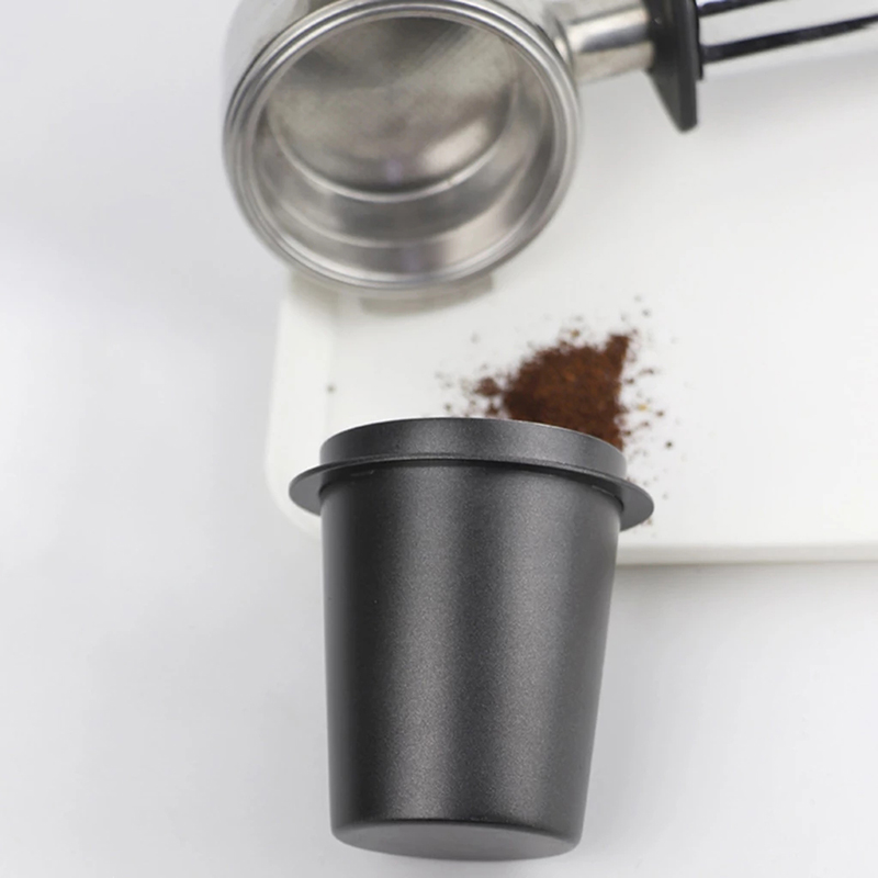 51 mm kaffedoseringskopp, sniffmugg för espressomaskin, slitstark kaffedoseringskopp i rostfritt stål_voghion.com