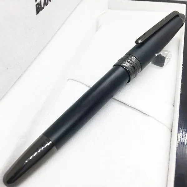 wholesale Großhandel Senden Sie 1 Gratis-Geschenk Ledertasche Mattschwarz Rollerball Kugelschreiber Schule Bürobedarf Mit Seriennummer_voghion.com