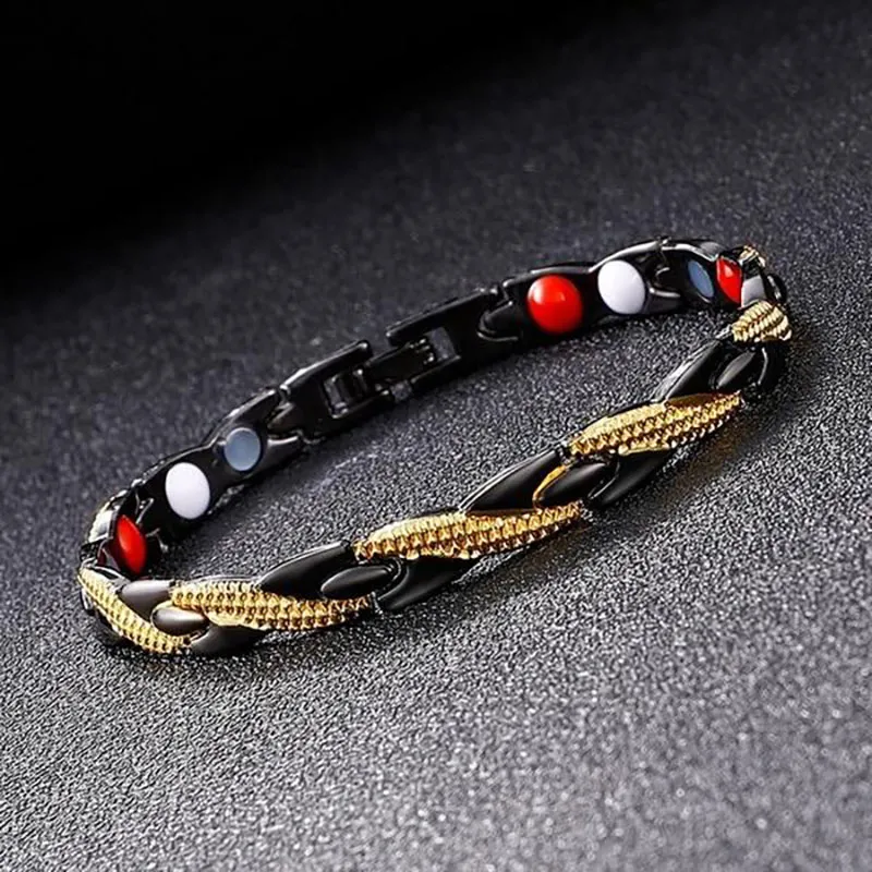k, Ketting Trendy 4 Kleuren Gewichtsverlies Energie Magneten Sieraden Afslankarmbanden Gedraaide Magnetische Therapie_voghion.com