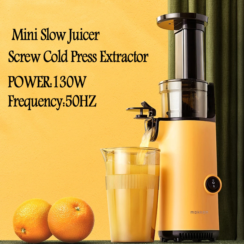 Separatore di succhi completamente automatico Estrattore di succo lento Spremitore portatile domestico Estrattore di succo a pressione Estrattore a freddo a vite Senza filtro_voghion.com