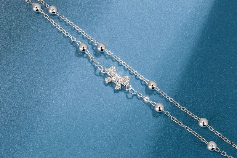 Prachtige armband met dubbele laag en strikontwerp, vriendschapsarmbanden met kralen, verstelbare, sterke sieraden voor vrouwen_voghion.com