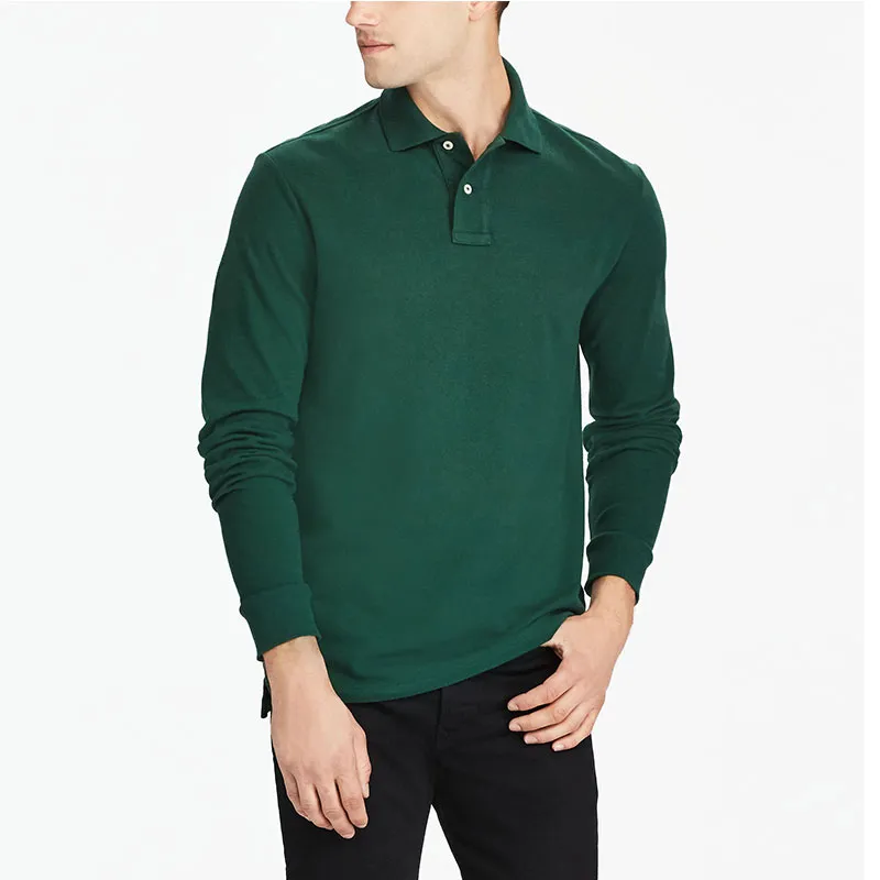 Polos de créateur pour hommes de printemps, sweats à capuche brodés à la mode pour hommes, polo classique, t-shirt décontracté à manches longues de haute qualité_voghion.com