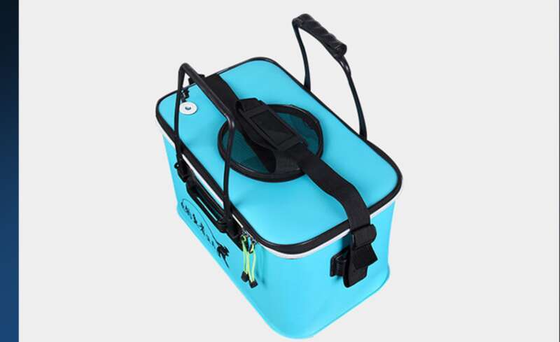 Fishing Gear, Fishing Live EVA Multi-purpose, Foldable, Outdoor Car Washing Bucket, Fish Tank_voghion.com