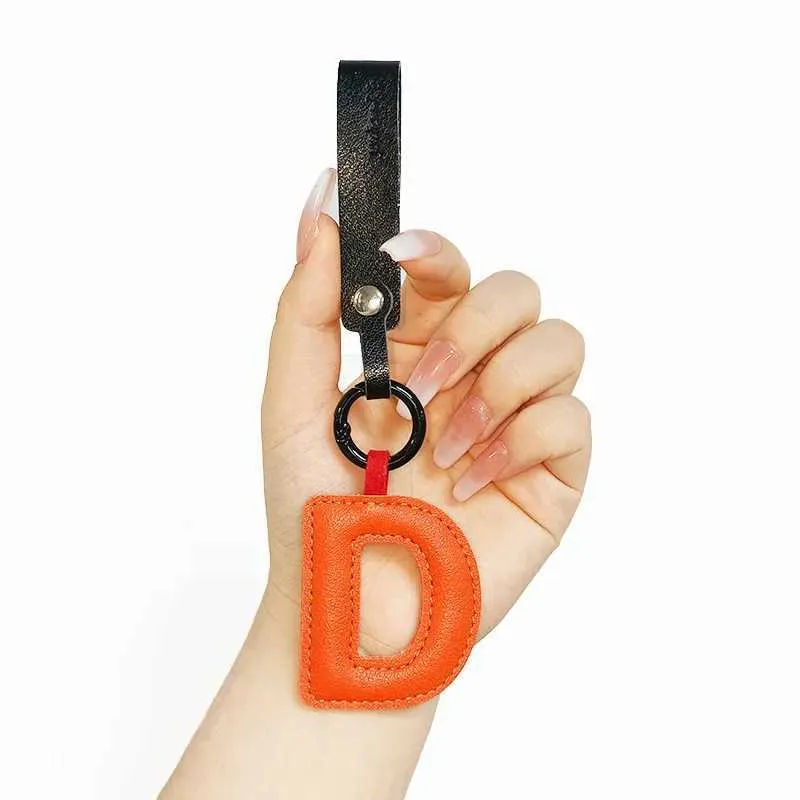 A-Z PU pelle donna moda cartone animato caramelle colore borsa cellulare ciondolo auto portachiavi gioiello regalo Y241121_voghion.com